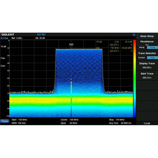 Siglent Technologies NA, Inc. SSA3000XR-RT40 - Analizador de espectros Software de ancho de banda de tiempo real