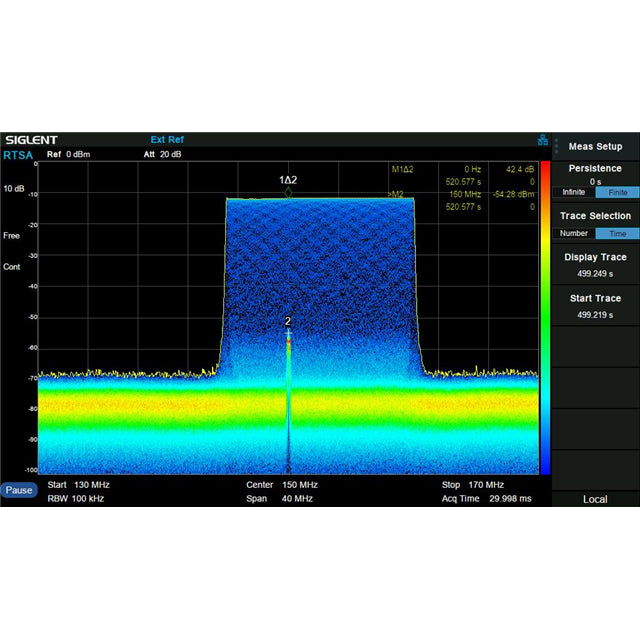 Siglent Technologies NA, Inc. SSA3000XR-RT40 - Analizador de espectros Software de ancho de banda de tiempo real