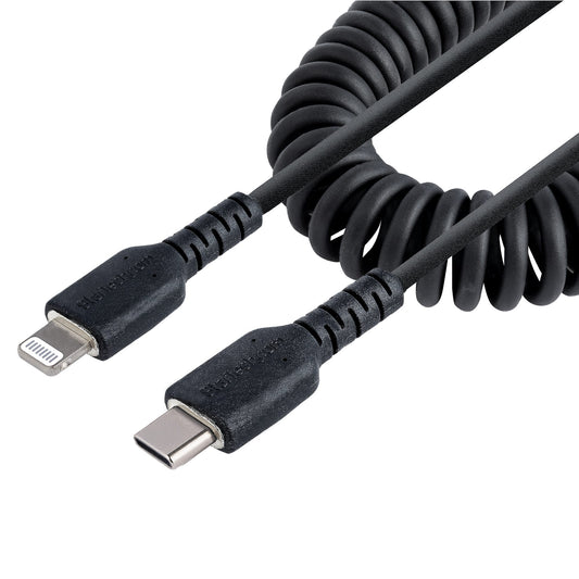 StarTech.com RUSB2CLT50CMBC - Clavija de conexión macho USB C a conector de iluminación i5 1.64' (500.0mm)