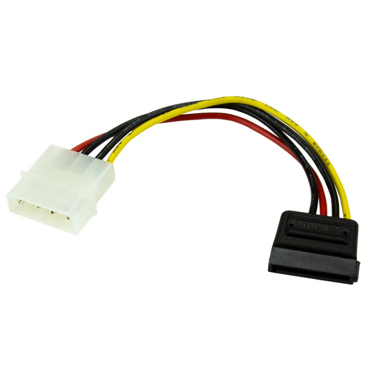 StarTech.com SATAPOWADAP - Clavija de conexión regular de 04 pos. a conector hembra de 15 pos SATA 0.50' (152.4mm)
