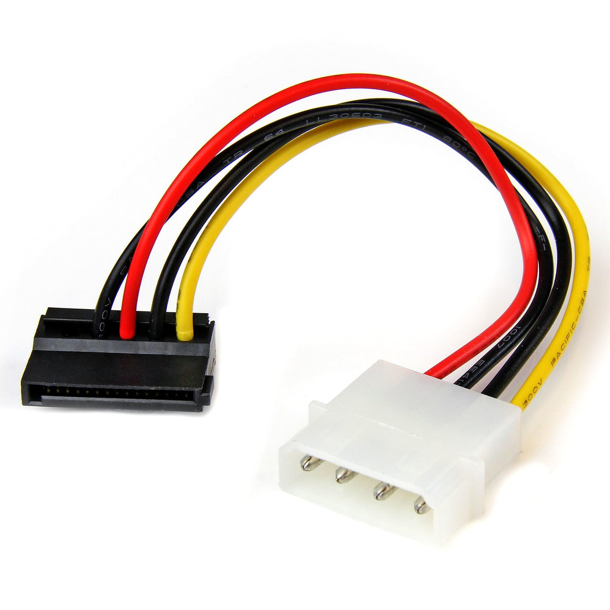 StarTech.com SATAPOWADPL - Clavija de conexión regular de 04 pos. a conector hembra de 15 pos SATA 0.50' (152.4mm)
