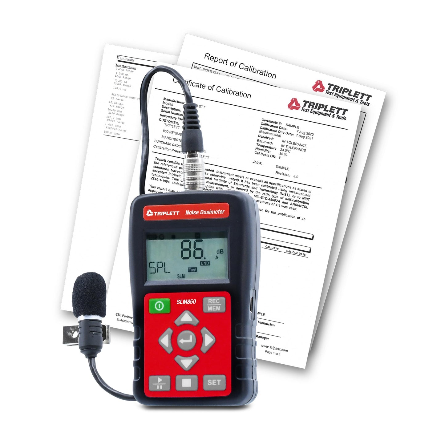 Triplett Test Equipment and Tools SLM850-NIST