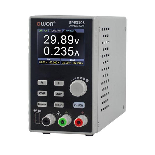 Owon Technology Lilliput Electronics (USA) Inc SPE3103 SPE Banco (CA a CC) 110VCA/220VCA