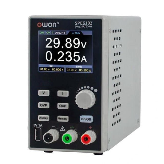 Owon Technology Lilliput Electronics (USA) Inc SPE6102 - Banco (CA a CC) 110VCA/220VCA