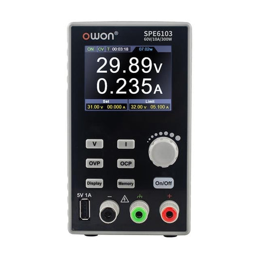 Owon Technology Lilliput Electronics (USA) Inc SPE6103 SPE Banco (CA a CC) 110VCA/220VCA