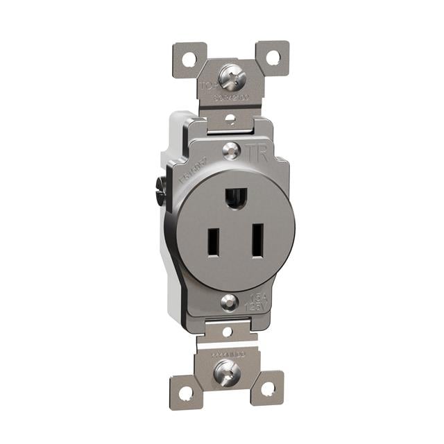 Schneider Electric SQR42100GY X NEMA 5-15R Receptáculo, toma hembra 15A 125V