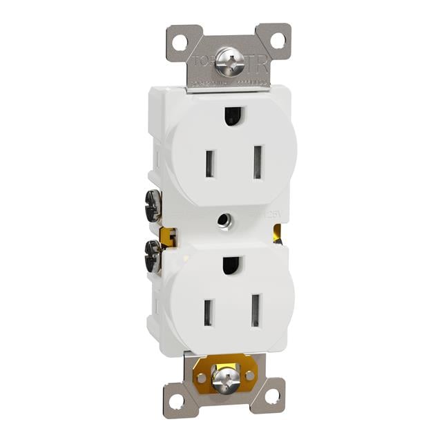 Schneider Electric SQR42101WH X NEMA 5-15R Receptáculo, enchufes hembra 15A 125V