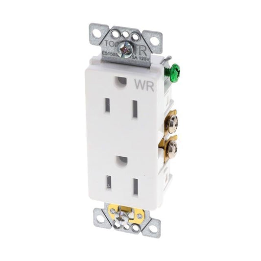 Schneider Electric SQR44104WH X NEMA 5-15R Receptáculo, enchufes hembra 15A 125V