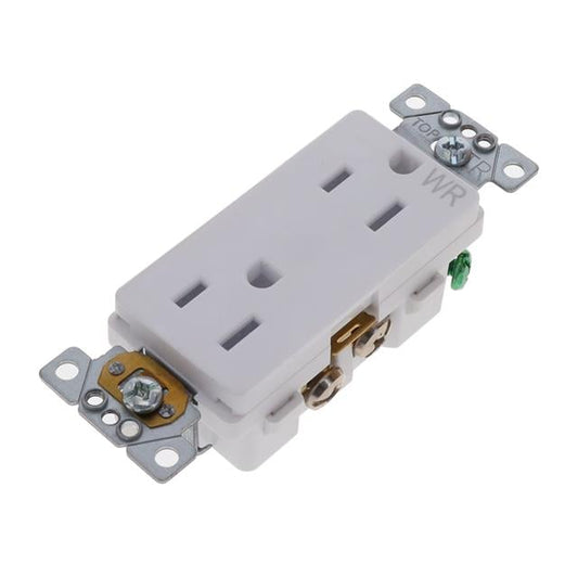 Schneider Electric SQR44114WH X NEMA 5-15R Receptáculo, enchufes hembra 15A 125V