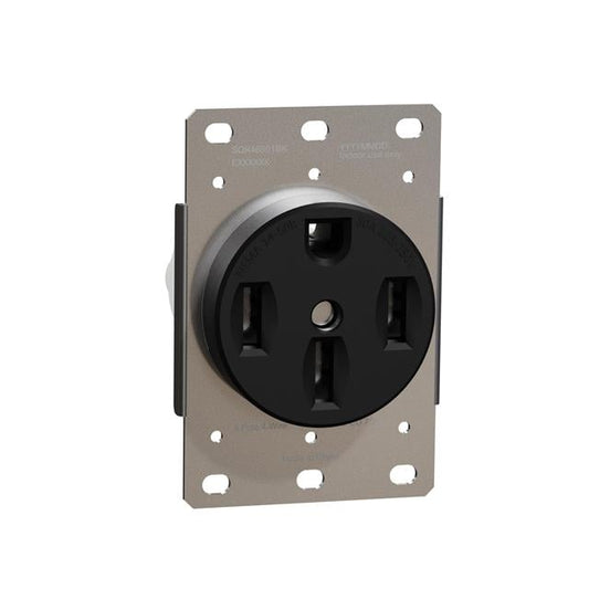 Schneider Electric SQR46501BK X NEMA 14-50R Receptáculo, toma hembra 50A 125/250V