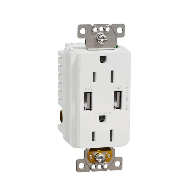 Schneider Electric SQR55141WH X - Receptáculo, toma hembra 15A 125V
