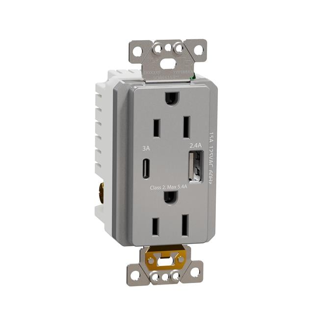Schneider Electric SQR55153GY X - Receptáculo, toma hembra 15A 125V
