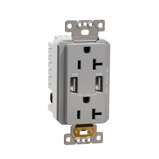 Schneider Electric SQR55241GY X - Receptáculo, toma hembra 20A 125V