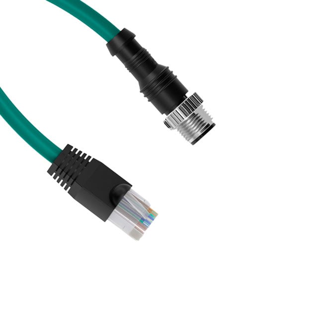 Banner Engineering Corporation STP-M12D-430 - Circular de 04 pos macho a RJ45, 8p4c 30.00' (9.14m)