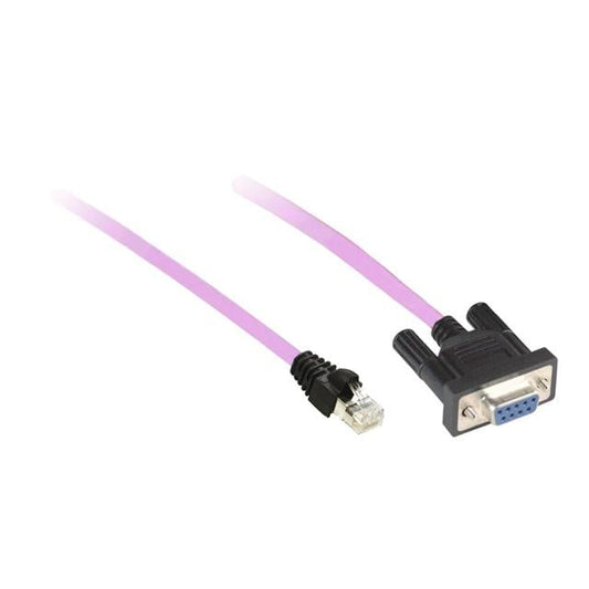Schneider Electric TCSCCN4F3M05T - D-Sub 09 pos hembra a RJ45, 8p8c 1.64' (500.0mm)