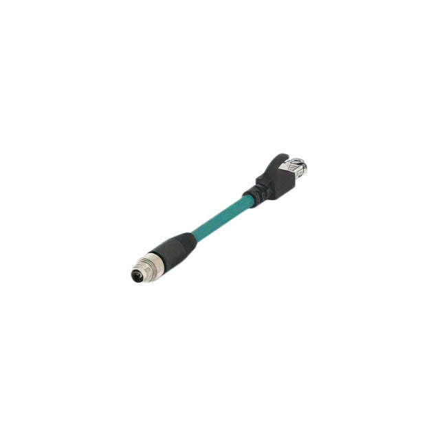 TE Connectivity AMP Connectors TCD14745101-020 M12 D-Code Circular de 04 pos macho a RJ45, 8p4c 6.56' (2.00m)