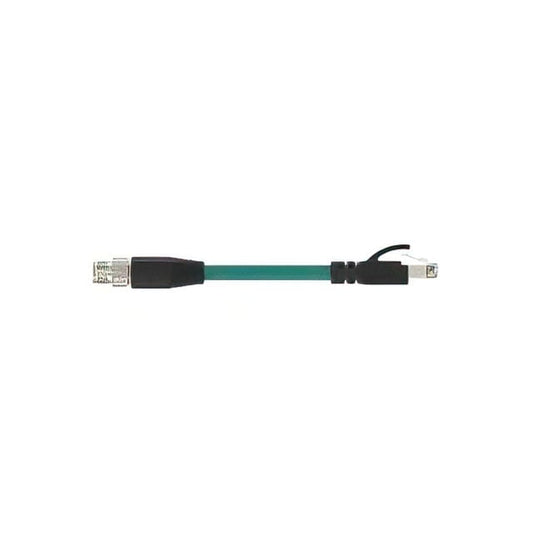 TE Connectivity AMP Connectors TCX3872A202-004 M12 Circular de 08 pos macho a RJ45, 8p8c 9.84' (3.00m)