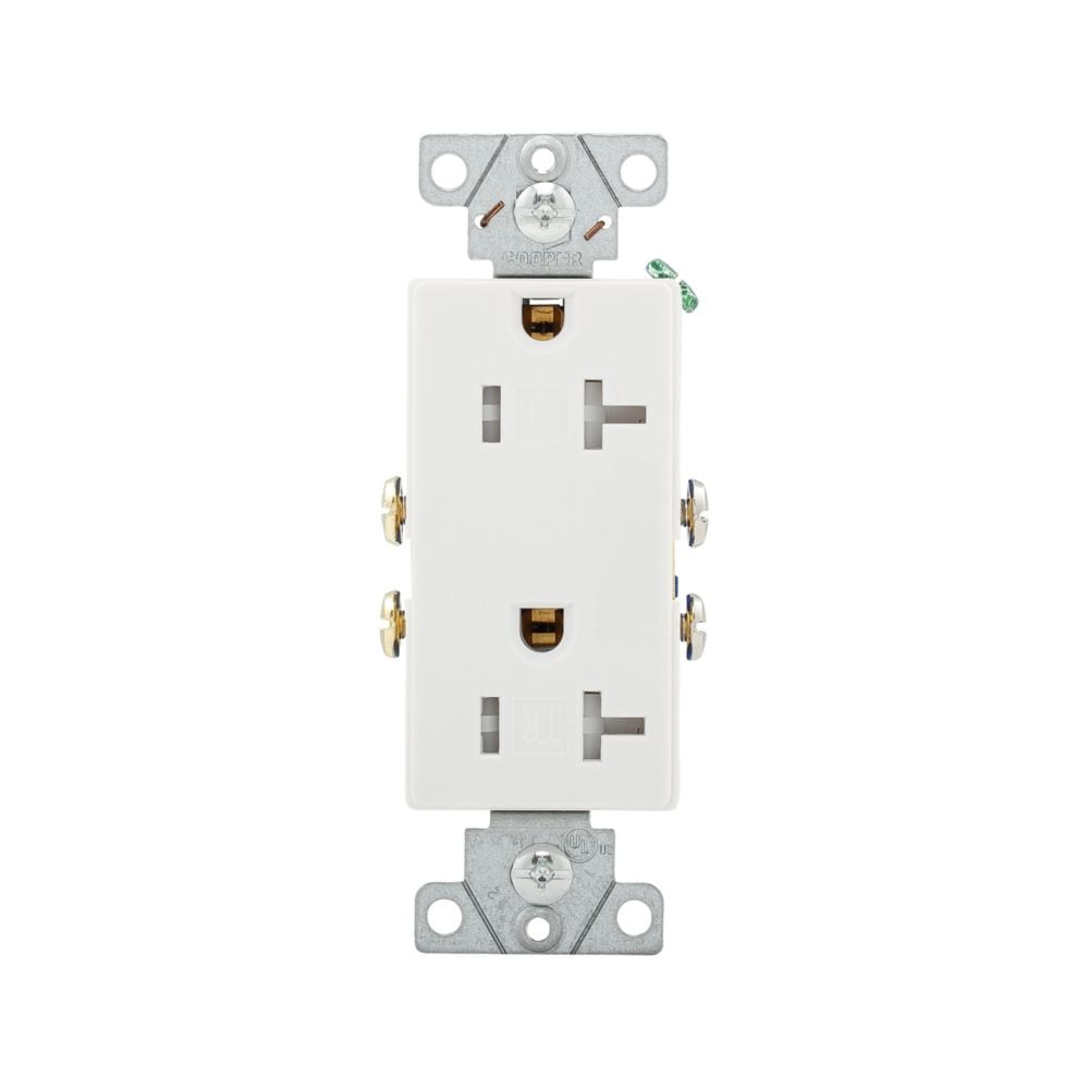 Eaton Wiring Devices TR1307W-BOX - NEMA 5-20R Receptáculo, enchufes hembra 20A 125VCA