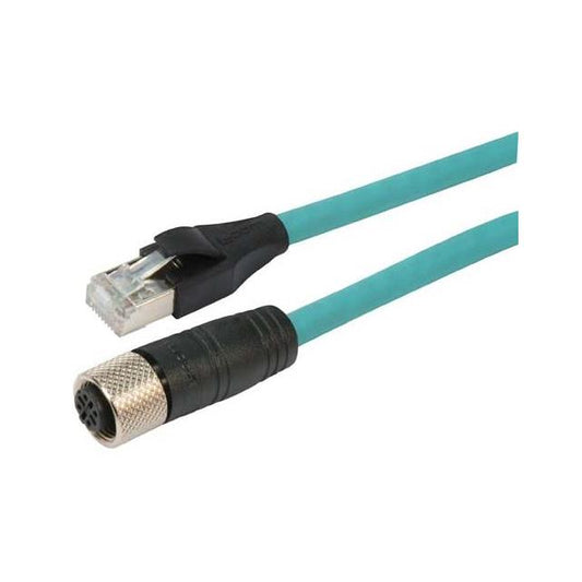 L-com TRG506-T4T-2M - Circular, hembra y de 4 pos a RJ45, 8p8c 6.56' (2.00m)