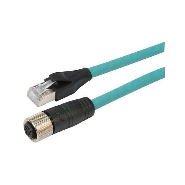 L-com TRG506-T4T-5M - Circular, hembra y de 4 pos a RJ45, 8p8c 16.40' (5.00m)