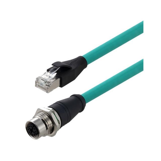 L-com TRG611-T6T-1M - Circular, hembra y de 08 pos a RJ45, 8p8c 3.28' (1.00m)