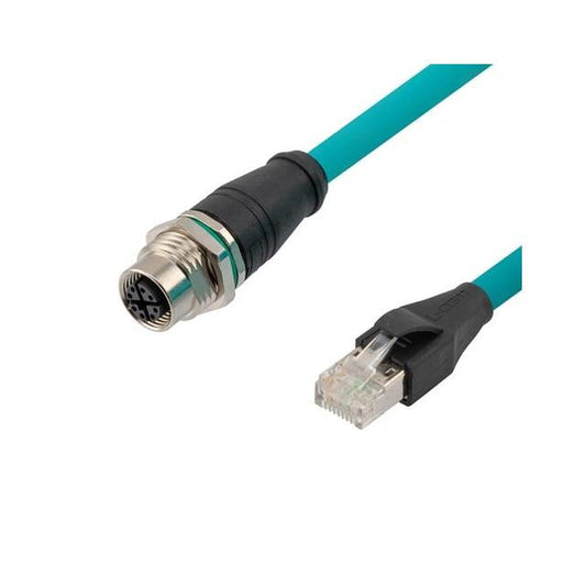 L-com TRG611-T6T-5M - Circular, hembra y de 08 pos a RJ45, 8p8c 16.40' (5.00m)