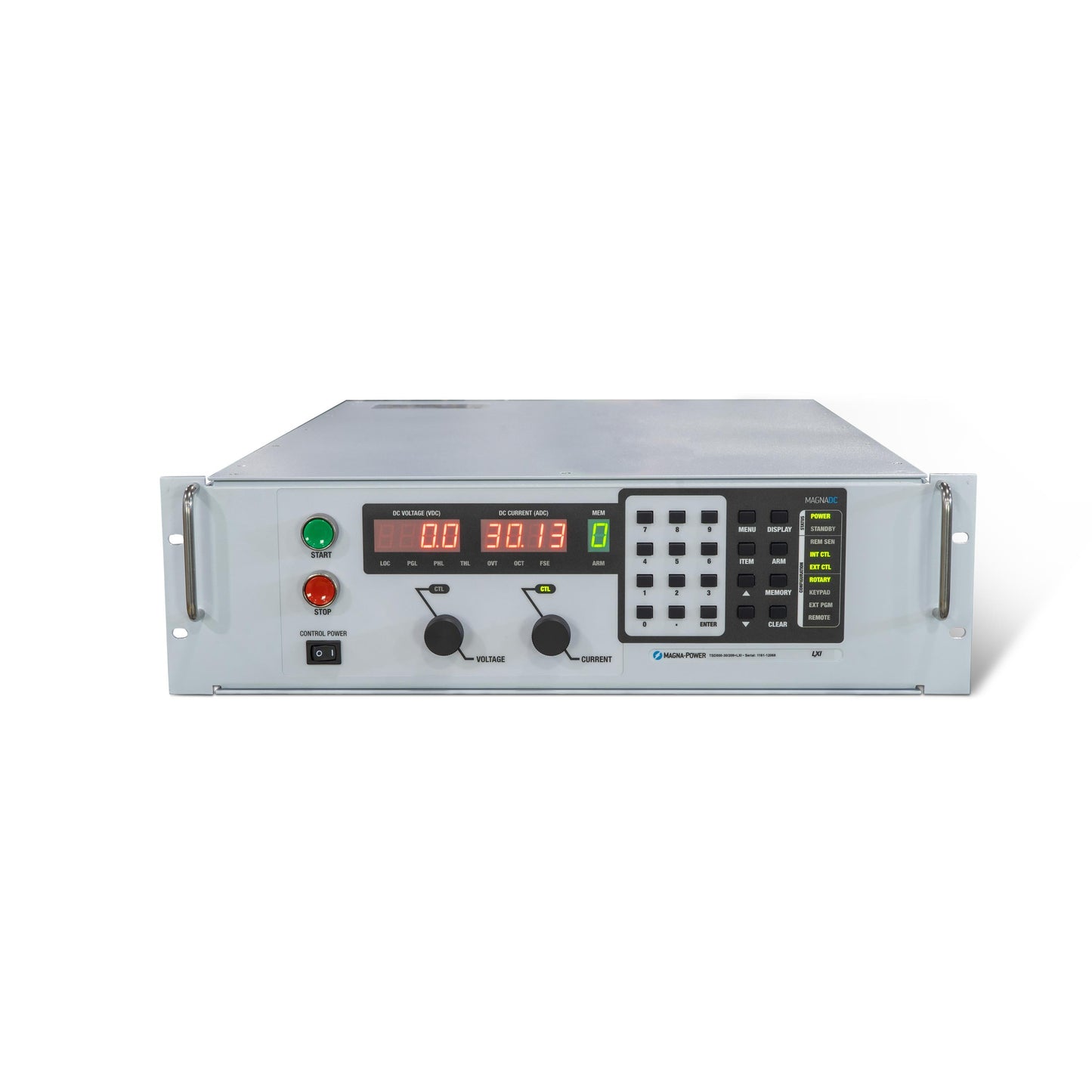 Magna-Power Electronics TSD800-18/480+LXI TS Montaje en bastidor (CA a CC) 480VCA