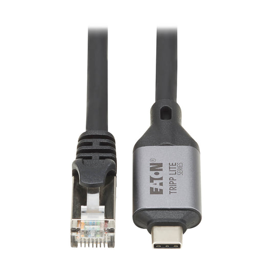 Eaton Tripp Lite U436-01M - USB C Male Plug to RJ45, 8p8c 3.28' (1.00m)