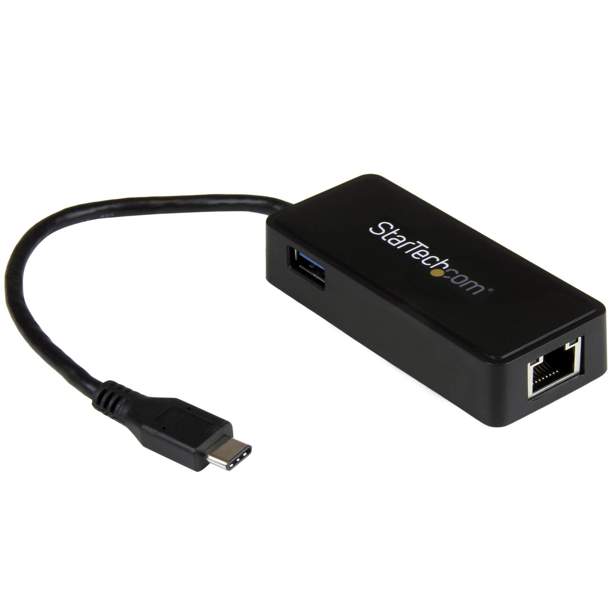 StarTech.com US1GC301AU - Clavija de conexión macho USB B a enchufe USB A hembra y RJ45, 8p8c 0.90' (275.0mm)