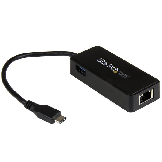 StarTech.com US1GC301AU - Clavija de conexión macho USB B a enchufe USB A hembra y RJ45, 8p8c 0.90' (275.0mm)
