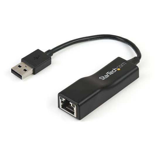 StarTech.com USB2100 - Clavija de conexión macho USB A a RJ45 hembra 0.49' (150.0mm)