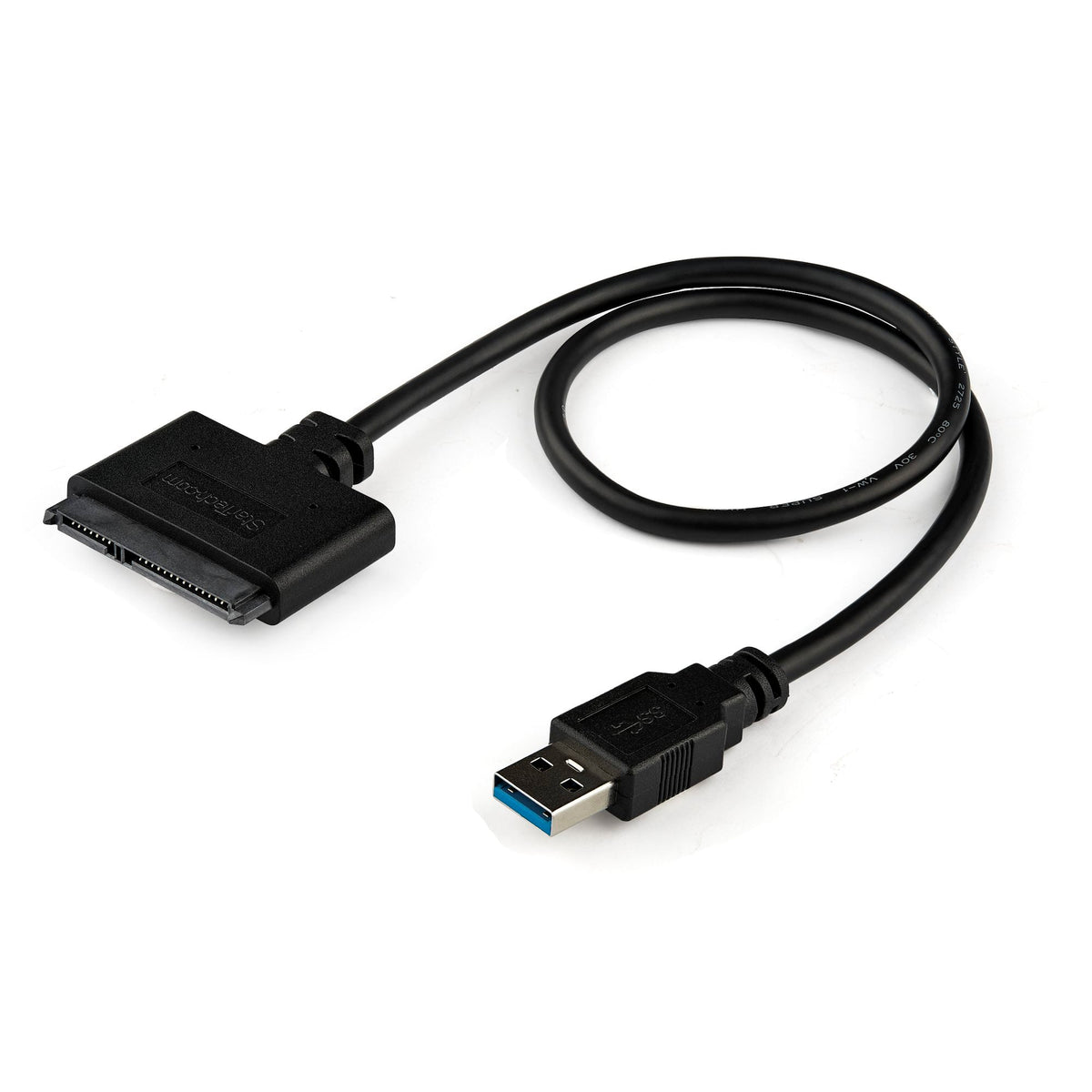 StarTech.com USB3S2SAT3CB - Clavija macho USB A a receptáculo de potencia SATA hembra de 22 pos (2) 1.64' (500.0mm)