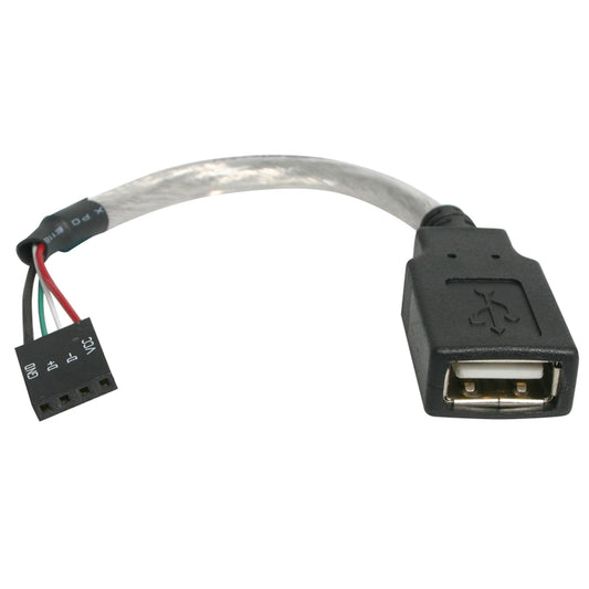 StarTech.com USBMBADAPT - Toma rectangular de 04 pos a toma USB A hembra 0.50' (152.4mm)