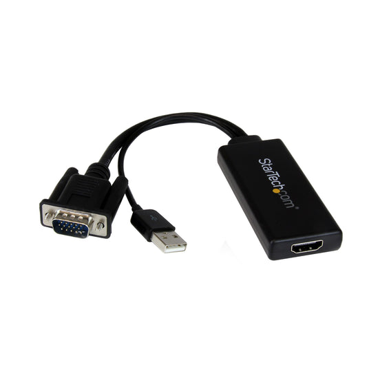 StarTech.com VGA2HDU - D-Sub macho de 15 pos a USB A macho a HDMI-A hembra 0.82' (248.9mm)