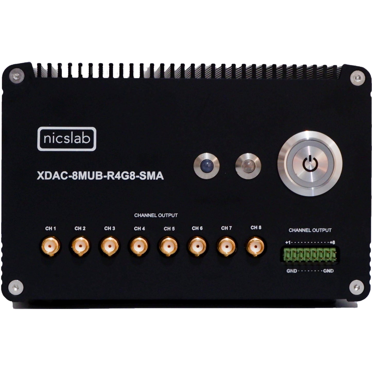 Nicslab XDAC-8MUB-R4G8-SMA - Banco (CC a CC) 18 ~ 36V