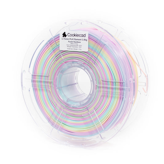 Cookiecad pla-pastel-rainbow - PLA (polilactida) Arcoiris pastel