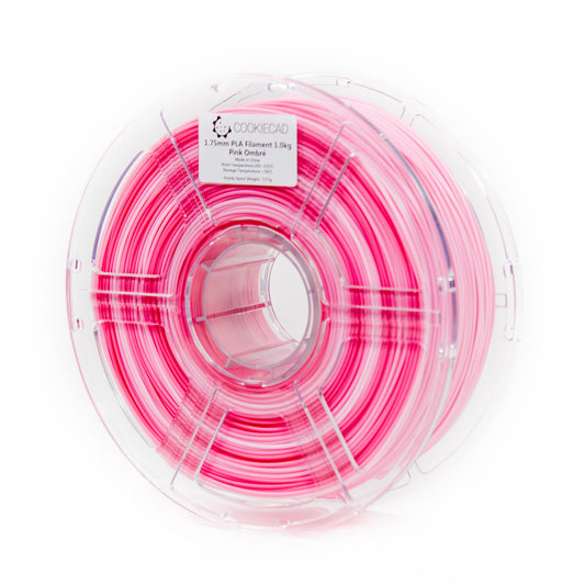 Cookiecad pla-pink-ombre - PLA (polilactida) Rosa en degradado (rosa claro a fuerte)