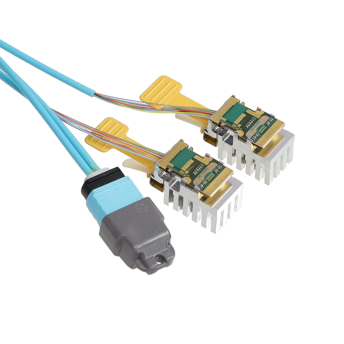 Samtec Inc. PCUO-08-G4-022-0-4-1-8-21 PCUO PCIe x8 a conector de fibra óptica 0.72' (220.0mm)