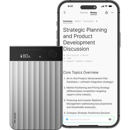 PLAUD Note Pro Grabadora de voz/tomador de notas inteligente con IA - PUNOTEPRO