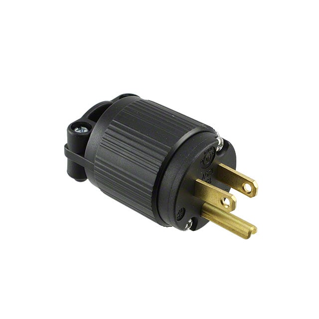 Qualtek Q-710 - NEMA 5-15P Clavija de conexión, hojas macho 15A 125VCA