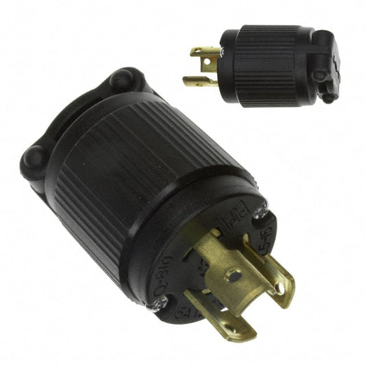 Qualtek Q-810 - NEMA L5-15P Clavija de conexión, hojas macho 15A 125VCA