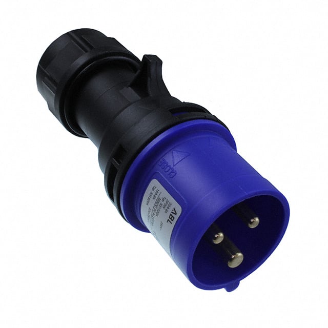 Altech Corporation S31S20A - Pin y manguito (2P3W) Clavija de conexión, clavijas macho 20A 250VCA
