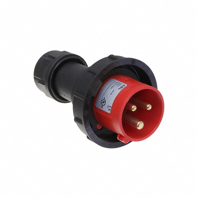 Altech Corporation S31S55A - Pin y manguito (2P3W) Clavija de conexión, clavijas macho 20A 480VCA