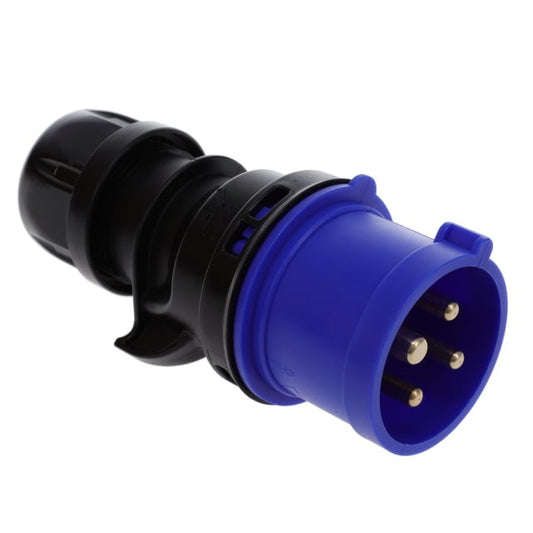 Altech Corporation S41S20A - Pin y manguito (3P4W) Clavija de conexión, clavijas macho 20A 250VCA