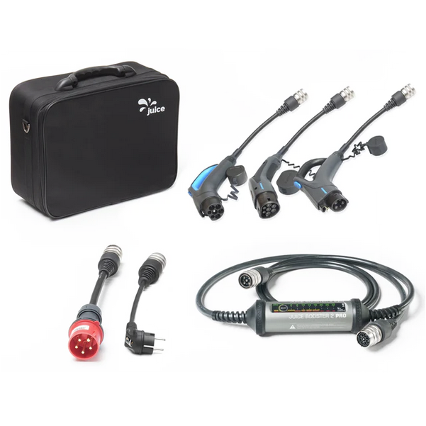JUICE BOOSTER 2 pro Basic Set with CEE 7/7 Schuko | JUICE BOOSTER 2 Pro - IP67 single- to three-phase charging with 1.4 to 22 kilowatts and up to 32 amps