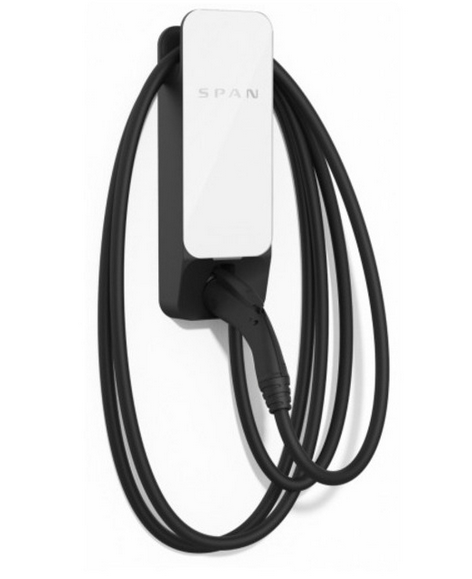 SPAN Drive Level 2 EV Charger, Single Phase, 208-240 Volts, 48 Amps, 20 ft Cable  SPN101400