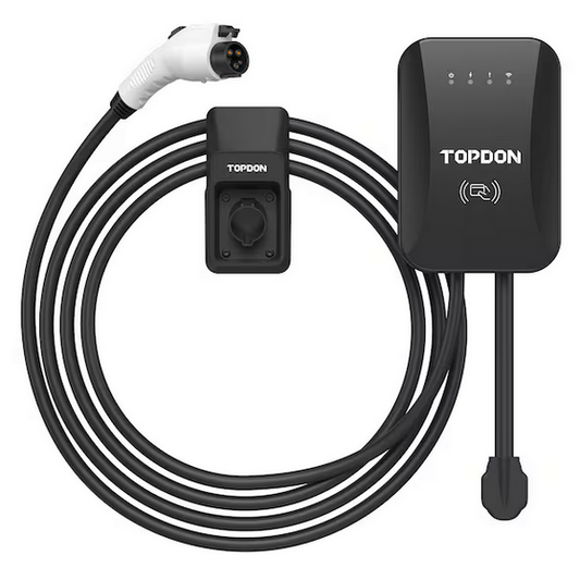 Topdon PulseQ 5C RUS Has RFID reader mode Mfr # EC001 Cargador auto electrico Nivel 2