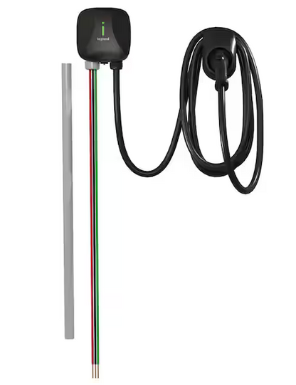 Legrand Hardwire 48 Amp 11.5kW Level 2 EV Charger for Home, Indoor/Outdoor, Black L2EVSE48AC L2EVSE48AC