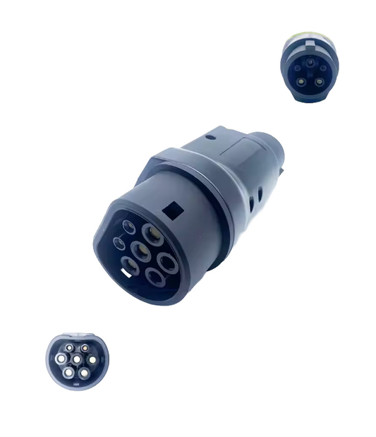 Adaptador GBT a Tipo 1 (SAE J1772) de 32 A y 7 kW, convertidor a adaptador para vehículo eléctrico
