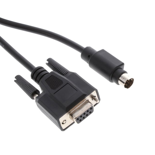 Delta Electronics/Industrial Automation UC-MS030-01A - D-Sub hembra y de 9 pos a MiniDIN macho de 8 pos 9.84' (3.00m)